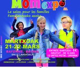 MÔM’EXPO, C’EST TRES BIENTÔT…LES 20 ET 21 MARS SALLE LAUGA A BAYONNE