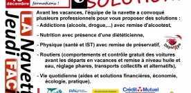 Jeudi 13 décembre : Journée Préventions & Solutions.